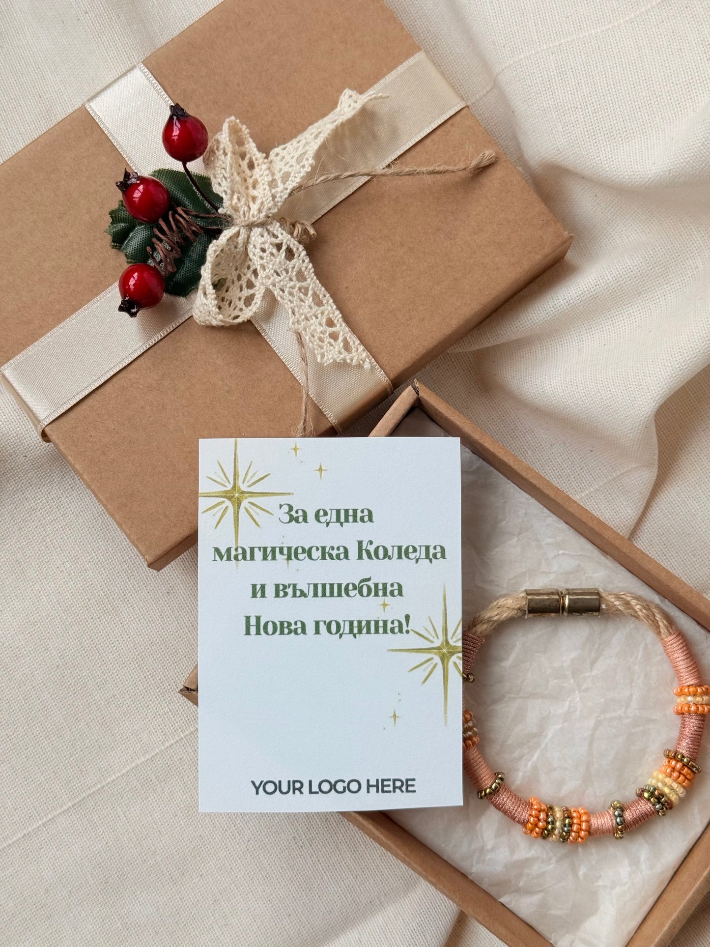 Christmas set of two Le Rope Bracelets perfect for gift giving for Christmas season 2026 and New Year 2026